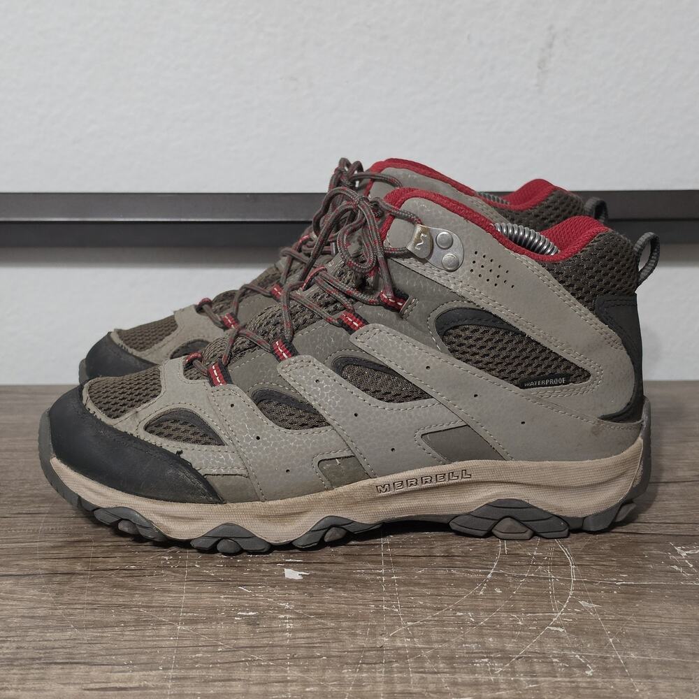Merrell Moab 3 Mid Women's Waterproof Hiking Boots Shoes Size 8.5 (7 Youth)